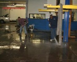 Dealership Repair Shop Cement Floor Cleaning 300x200
